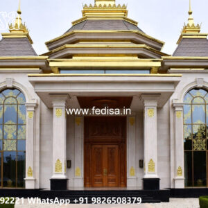 Classic Villa Design with Stylish Marble Flooring No-7082