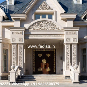 Classic Villa Design with Decorative Iron Railings No-7106