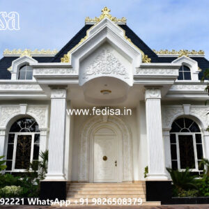 Classic Villa Design with Elegant Decorative Walls No-7132