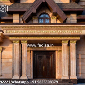 Traditional Classic Villa Design with Royal Charm No-7140