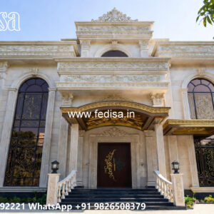 Classic Villa Design with Elegant Decorative Pillars No-7159