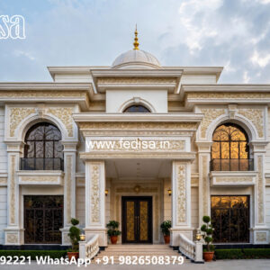 Classic Villa Design with Stylish Living Room Decor No-7171