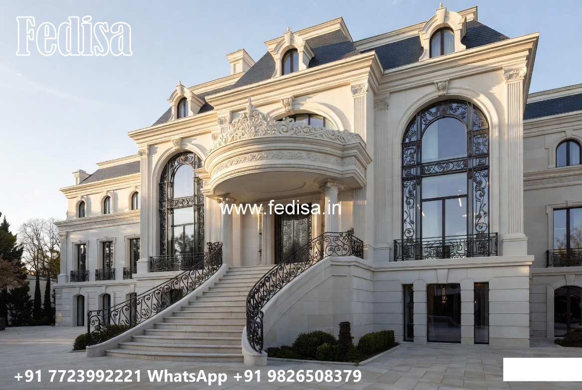Elegant Classic Villa Design with Grand Spaces No-7183