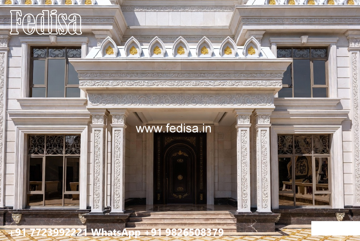 Classic Villa Design with Rich Elegant Architecture No-7186