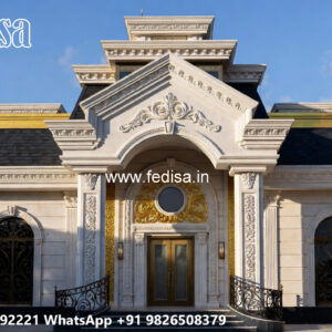 Luxury House Design with Elegant Marble Flooring No-7255