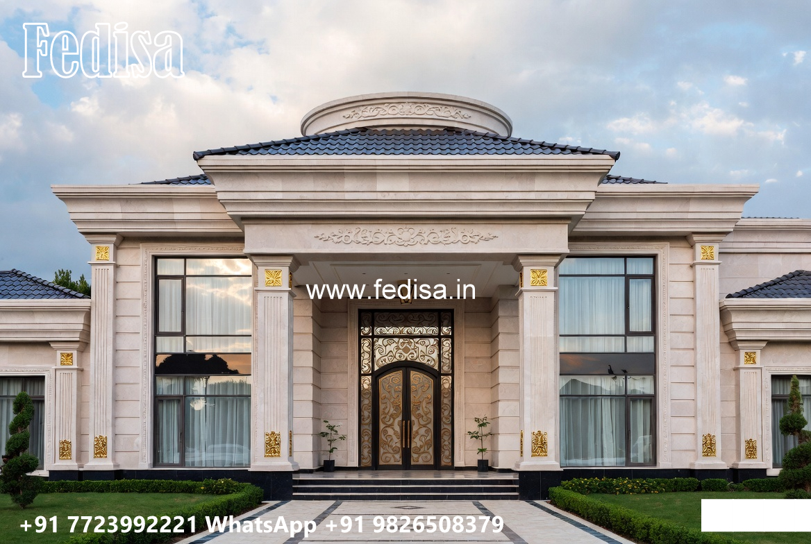 Luxury House Design with Modern Outdoor Lighting No-7282