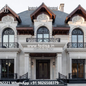 Luxury House Design with Elegant Home Entrance No-7289