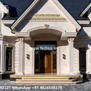 Luxury House Design with Elegant Front Yard Ideas No-7312