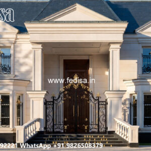 Luxury House Design with Beautiful Stone Exterior No-7322