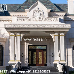 Classic House Design with Artistic Decorative Elements No-7400