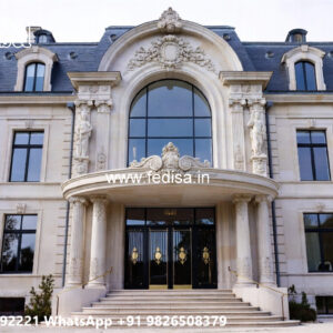 Classic House Design with Elegant Outdoor Lighting No-7414