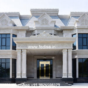 Classic House Design with Beautiful Stone Cladding No-7417