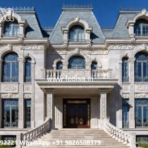 Classic House Design with Royal Decorative Details No-7426