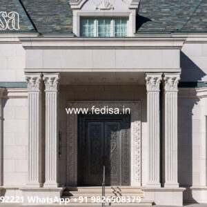 Classic House Design with Beautiful Exterior Walls No-7434