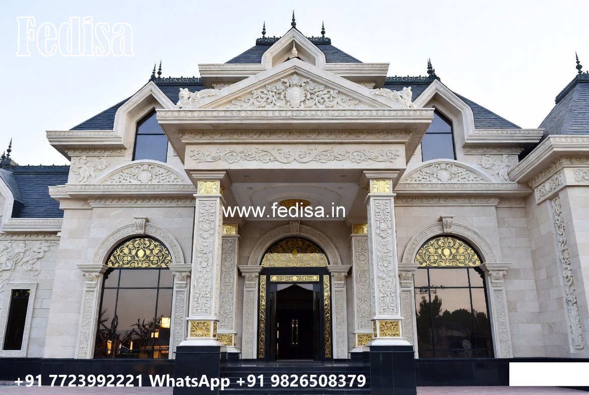 Classic House Design with Grand Staircase Styling No-7445
