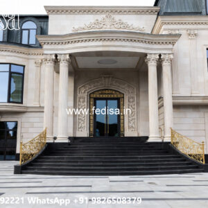 Classic House Design with Elegant Hall Interior No-7452
