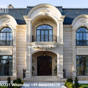 Classic House Design with Rich Marble Decor No-7456
