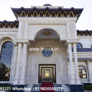 Classic House Design with Elegant Marble Staircase No-7474
