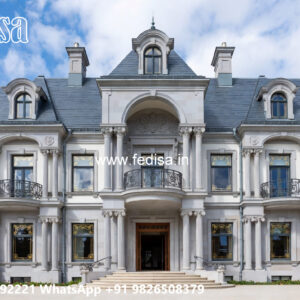 Classic Villa Design with Grand Front Elevation No-7508