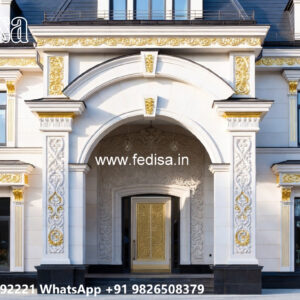 Elegant Classic Villa Design with Marble Finishes No-7515