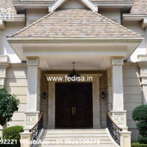 Classic Villa Design with Elegant Staircase Ideas No-7519