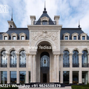 Classic Villa Design with Stylish Marble Flooring No-7532