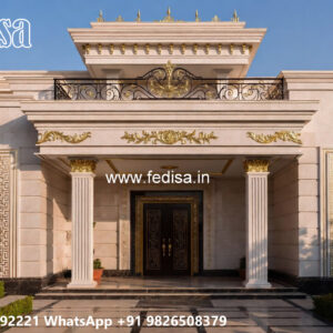 Luxury Classic Villa Design with Elegant Hall Ideas No-7535