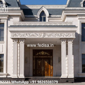 Classic Villa Design with Elegant Window Styling No-7538