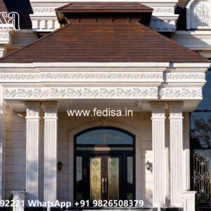 Classic Villa Design with Decorative Wall Textures No-7546