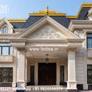 Classic Villa Design with Stylish Outdoor Lighting No-7551