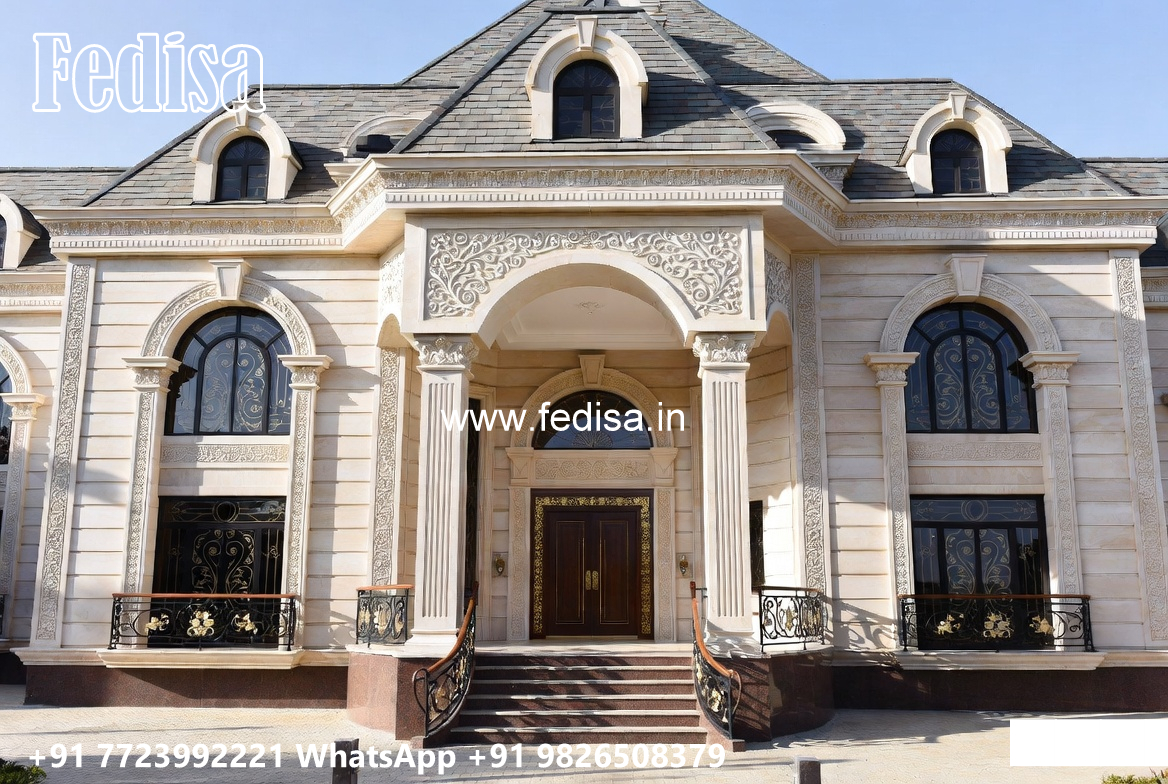 Classic Villa Design with Beautiful Exterior Walls No-7564
