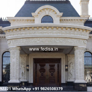 Classic Villa Design with Beautiful Villa Landscaping No-7600
