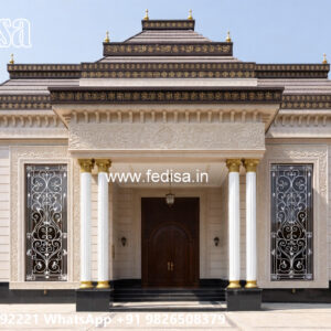 Classic Villa Design with Decorative Architectural Features No-7603