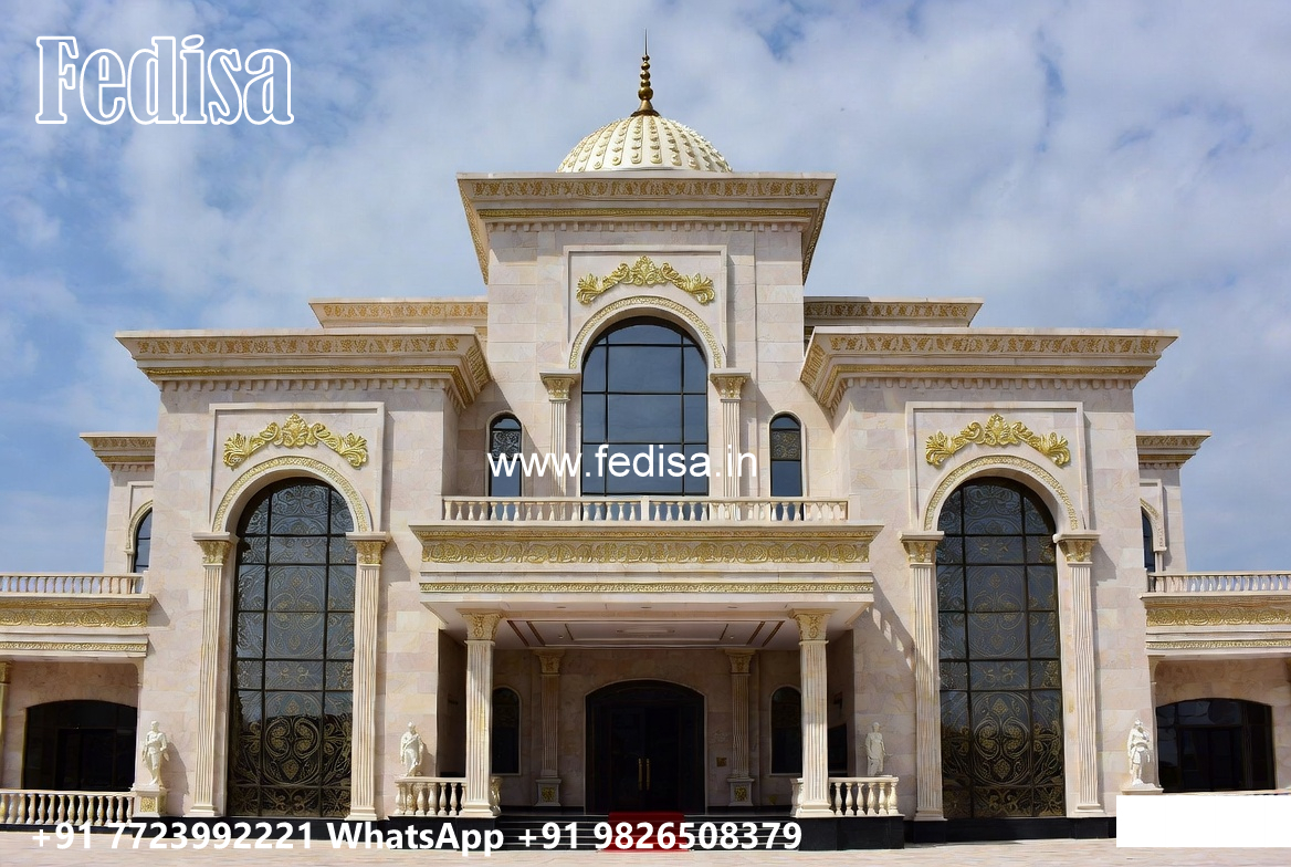 Classic Villa Design with Artistic Wall Decor Ideas No-7612