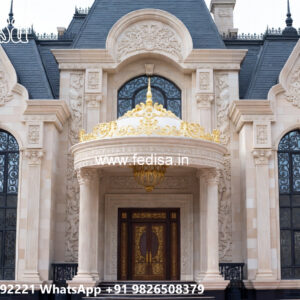 Classic Villa Design with Elegant Outdoor Garden No-7613