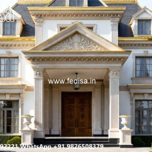Classic Villa Design with Rich Wooden Craftsmanship No-7614