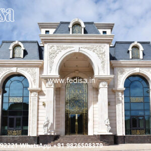 Classic Villa Design with Decorative Exterior Features No-7637