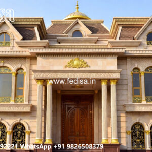 Classic Villa Design with Beautiful Marble Details No-7640