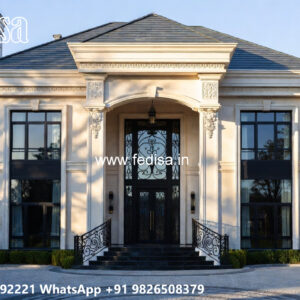 Traditional Classic Villa Design with Beautiful Exteriors No-7645