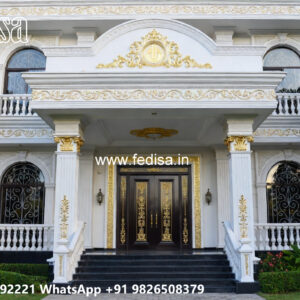 Modern Luxury House Design with Glass Facade No-7711