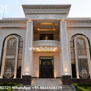 Luxury House Design with Elegant Home Entrance No-7739
