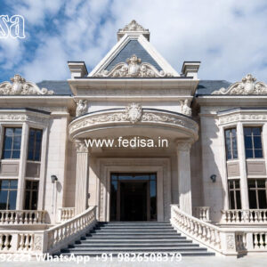 Luxury House Design with Grand Entrance Door Ideas No-7764