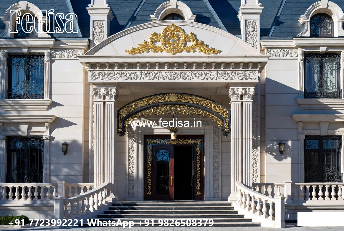 Luxury House Design with Grand Staircase Inspiration No-7788