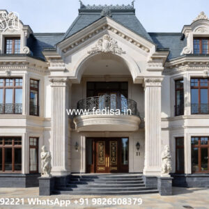 Classic House Design with Grand Front Elevation No-7810