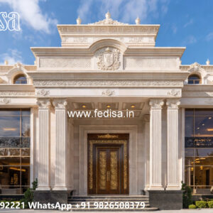 Classic House Design with Elegant Balcony Concepts No-7814