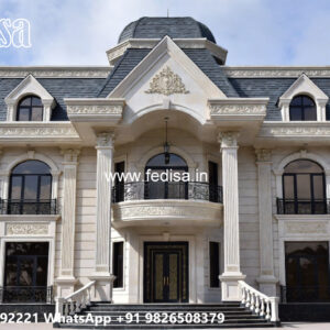 Classic House Design with Stylish Marble Flooring No-7857
