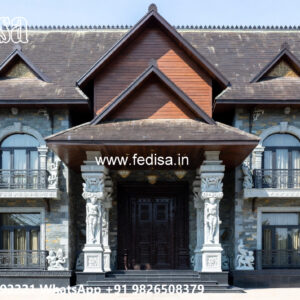 Classic House Design with Decorative Wall Textures No-7862