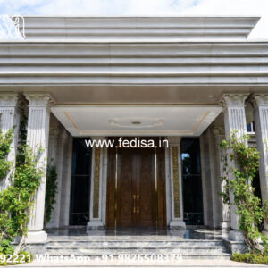 Classic House Design with Beautiful Stone Cladding No-7867