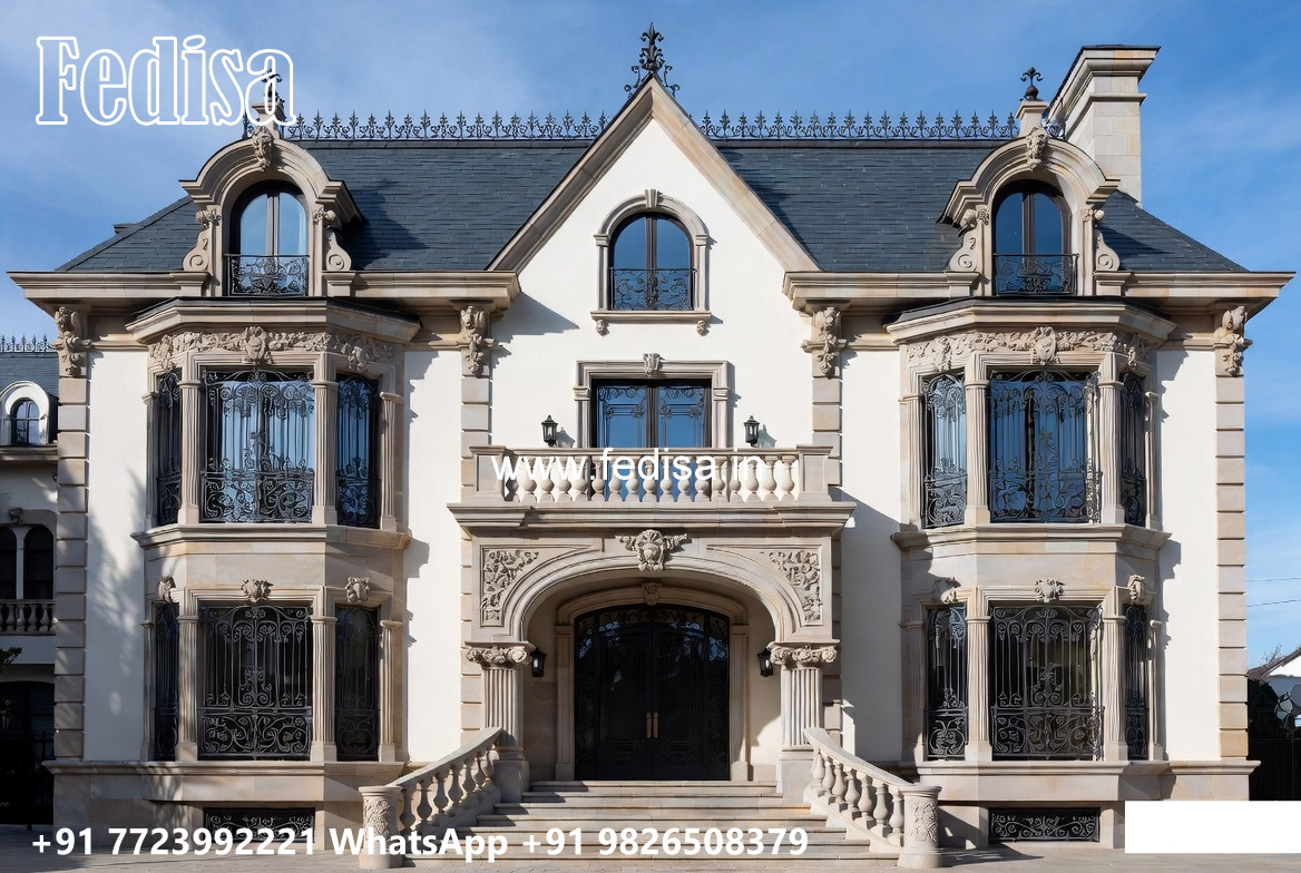 Classic House Design with Stylish Royal Interiors No-7888