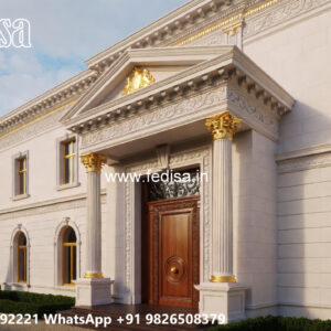 Classic House Design with Rich Marble Decor No-7906